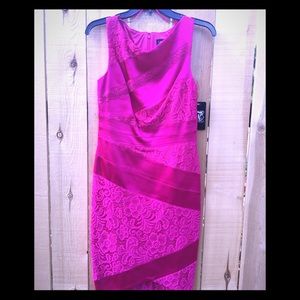 Hot sexy fuchsia dress